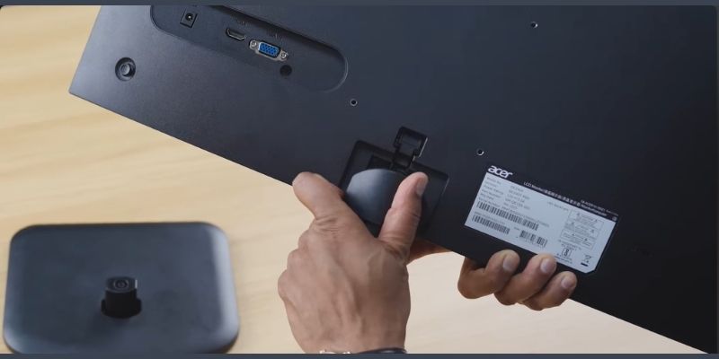 Acer EK240Y P6 Various Types of Ports and Backsites