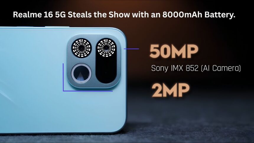 Forget your charger! The Realme 16 5G arrives to shake up the market with an 8000mAh battery.